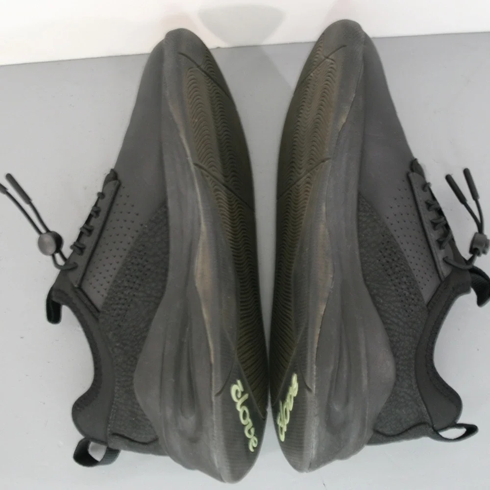 Clove Women's Black Leather‎ Slip On Sneakers Nurse Shoes Size 8